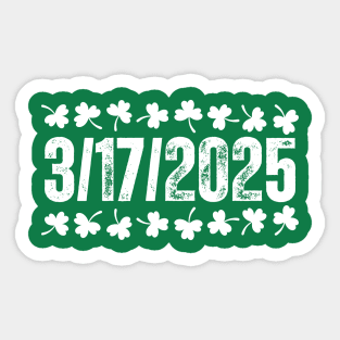St. Patrick's Day - 3/17/2025 Celebration Sticker